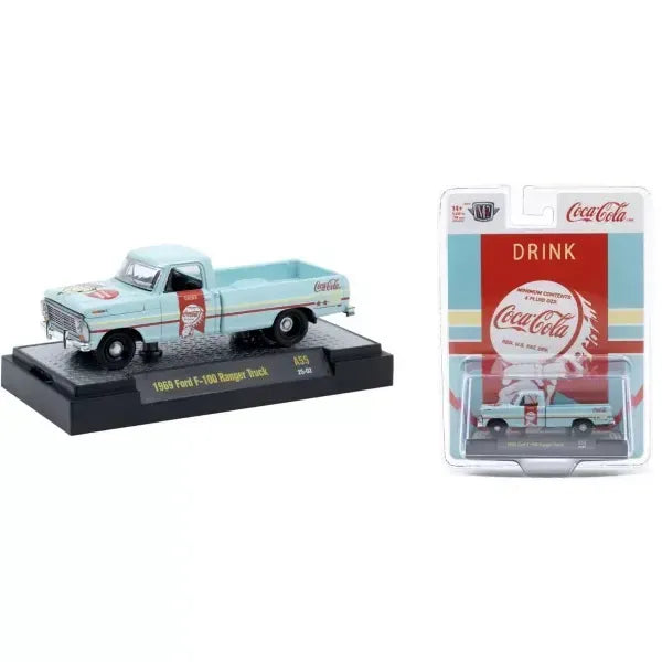1969 Ford F-100 Ranger Truck M2 Machines 1:64 Ford100Coca