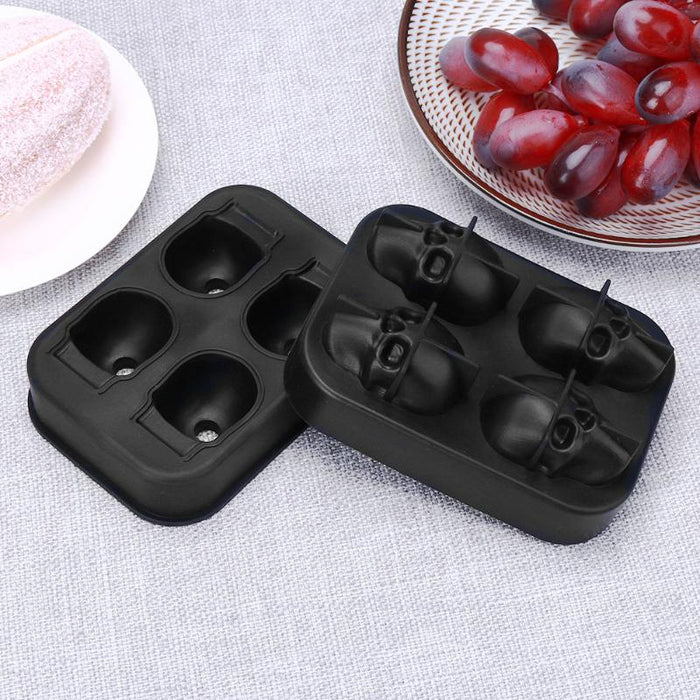 3D Skull Ice Cube Mold Maker