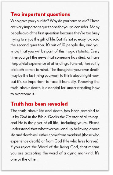 A Matter of Life and Death