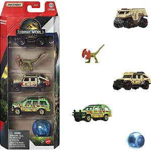 Adventure Seekers Jurassic World 5 Pack Matchbox 1/64 JGL27