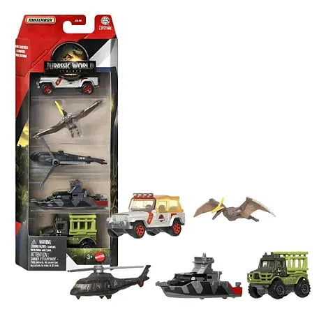 All-Terrain patrol Jurassic World 5 Pack Matchbox 1/64 JGL26