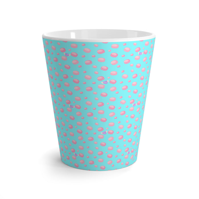 All you need is love and macarons in blue Latte Mug