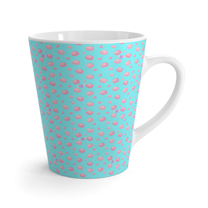 All you need is love and macarons in blue Latte Mug