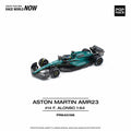 (Pre-order) Aston Martin AMR23 F1 Fernando Alonso Pop Race 1/64 PR640198