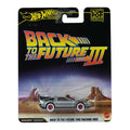Back to the Future Part III Time Machine Delorean 1955 Pop Culture Hot Wheels Premium JHW94