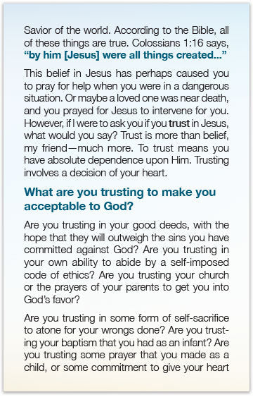 Believing or Trusting