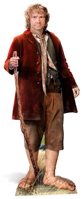 The Hobbit Bilbo Baggins Lifesize Cardboard Cutout - 1.45cm