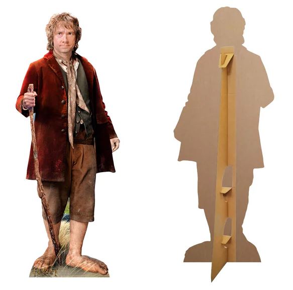 Bilbo Baggins The Lord of the Rings and The Hobbit Lifesize Cardboard Cutout - 1.45cm