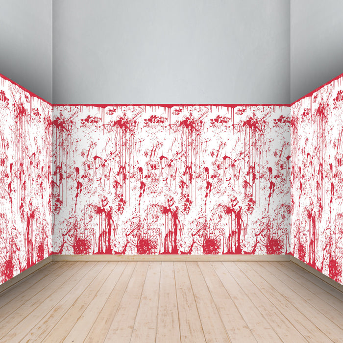Bloody Wall Backdrop Decoration - 9.14m