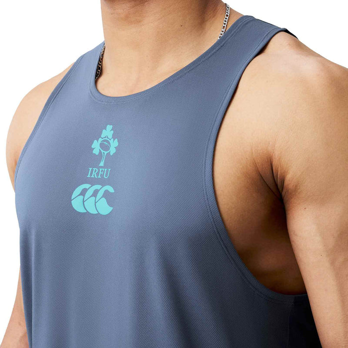 Canterbury IRFU Poly Train Singlet Blue