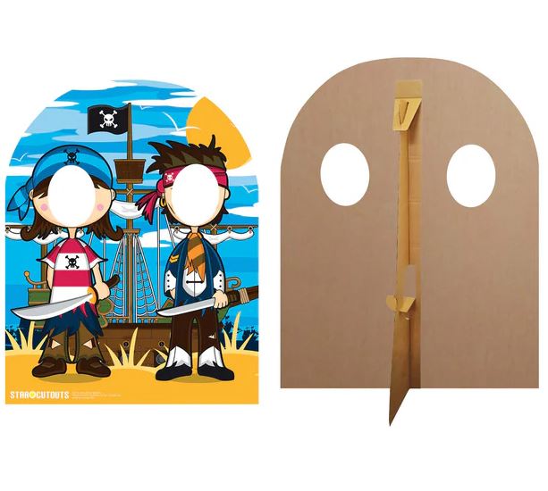 Child-Sized Pirate Friends Stand-In Photo Prop - 1.2m