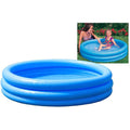 Children's Inflatable 3 Ring Paddling Pool - 1.14m x 25cm
