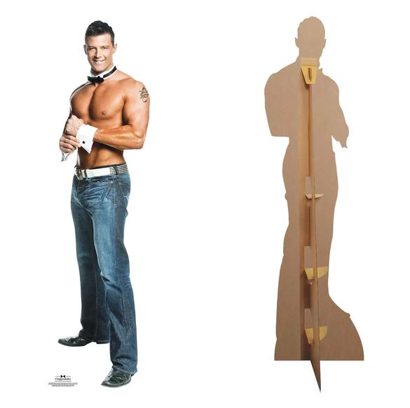 Chippendales Nathan Cuff & Collar Lifesize Cardboard Cutout - 1.89m