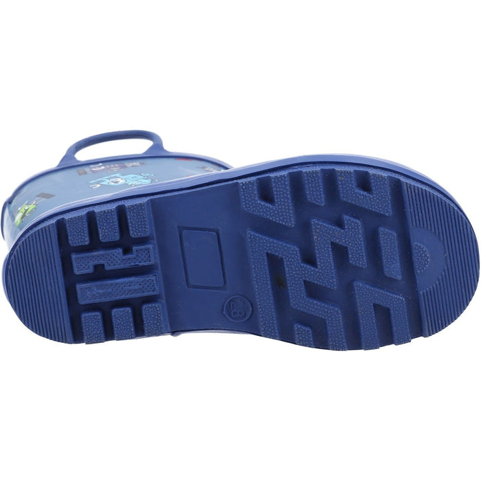 Cotswold Junior Kids Puddle Waterproof Pull On Boot Robot