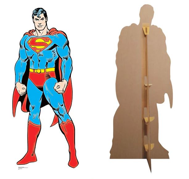 DC Comics Superman Lifesize Cardboard Cutout - 1.87m