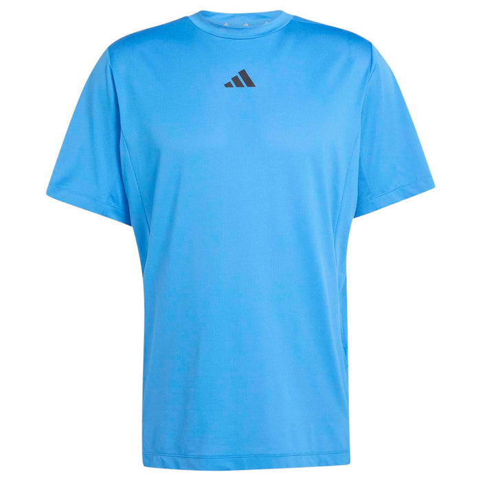 adidas Mens D4T ESS T Shirt Blue