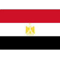 Egyptian Polyester Fabric Flag 5ft x 3ft