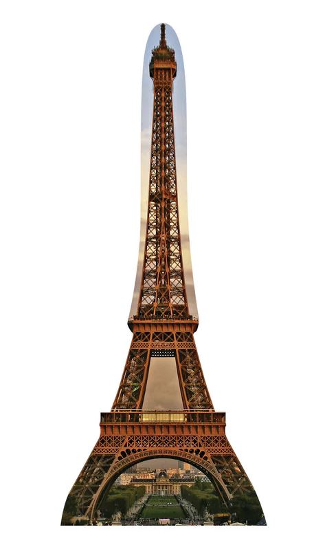 Eiffel Tower Lifelike Cardboard Cutout - 1.89m