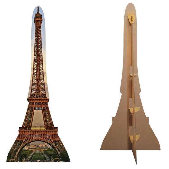Eiffel Tower Lifelike Cardboard Cutout - 1.89m