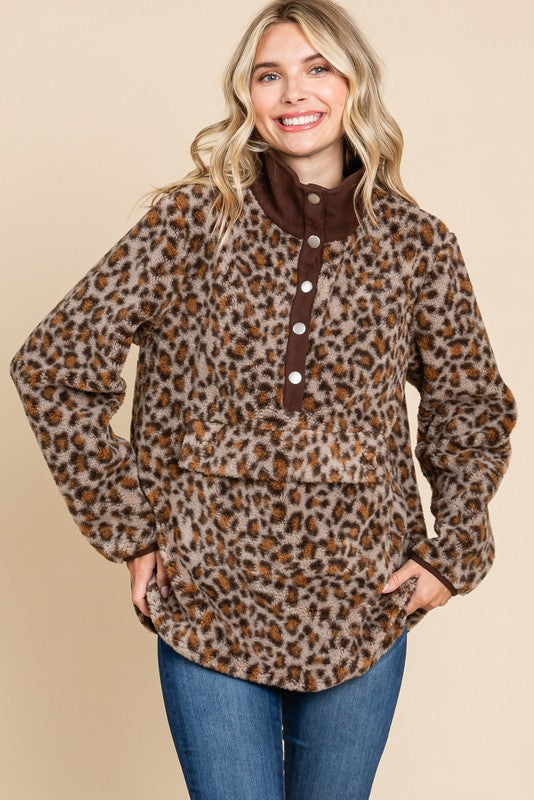 ELLIE LEOPARD FLEECE