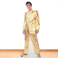 Elvis Gold Lame Suit Lifesize Cardboard Cutout - 1.82m