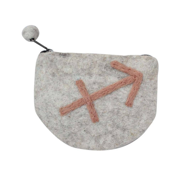 Felt Sagittarius Zodiac Coin Purse - Global Groove - The Village Country Store