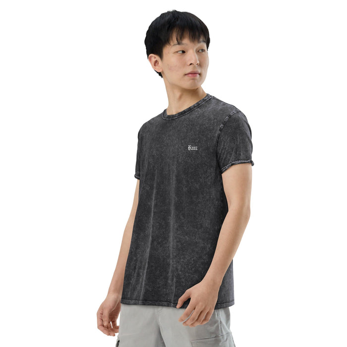 Flower Tiger Denim T-Shirt