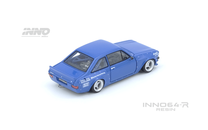 Ford Escort MK2 Pandem Emotion Retro Havoc Blue Inno64 1/64 scale RESIN Special edition IN64R-MK2P-BLUE