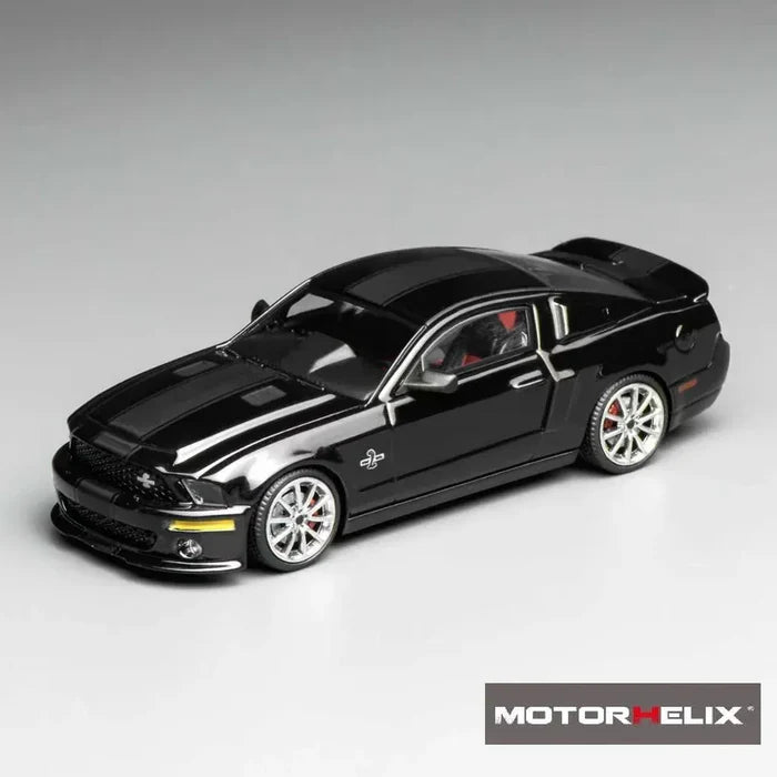 Ford Mustang Shelby GT500 Super Snake 2007 Black Motorhelix x Greenlight 1:64 GL-1251006C