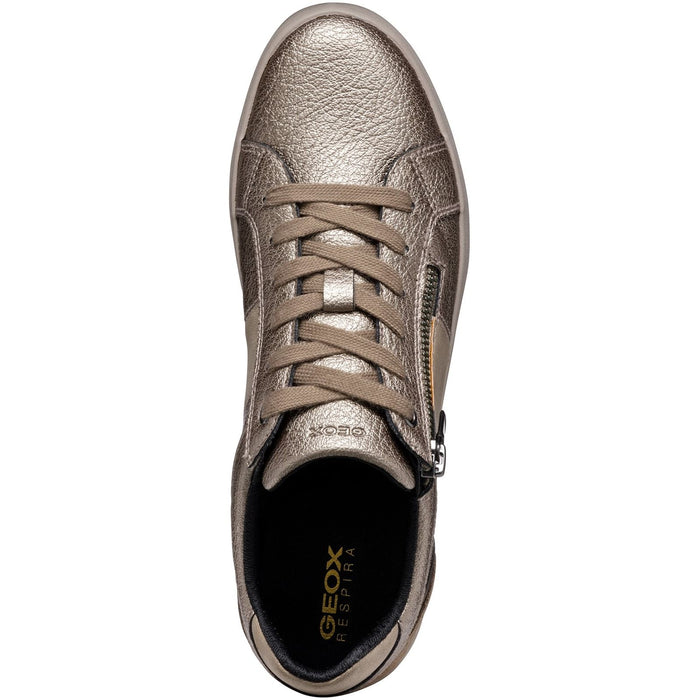 Geox Womens D BLOMIEE E SNEAKERS Taupe