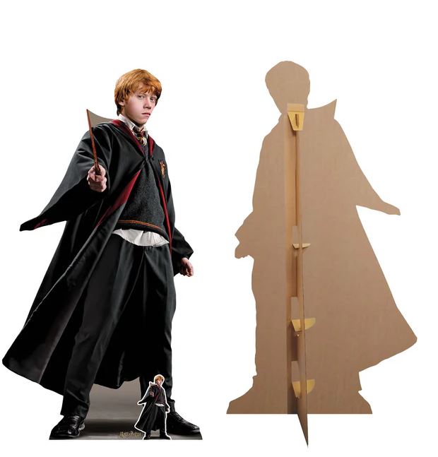 Harry Potter Ron Weasley Lifesize Cardboard Cutout With FREE Mini Cutout - 1.75m