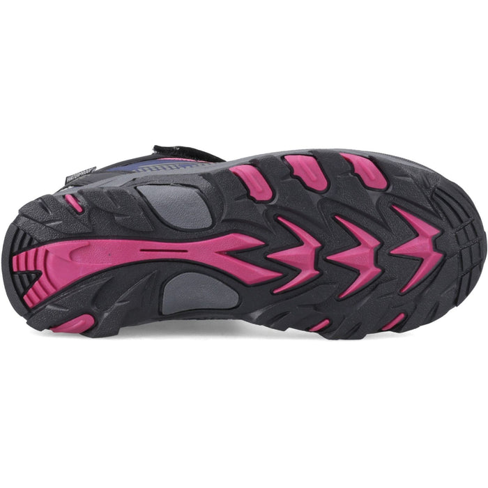 Hi-Tec Girls Blackout Mid Boots Navy/Magenta