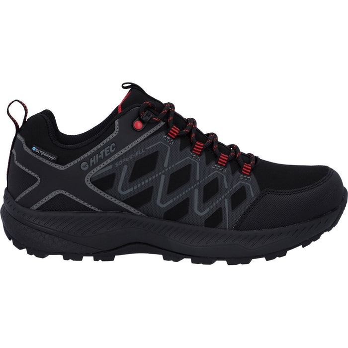 Hi-Tec Mens Diamonde Low Boots Black/Castlerock