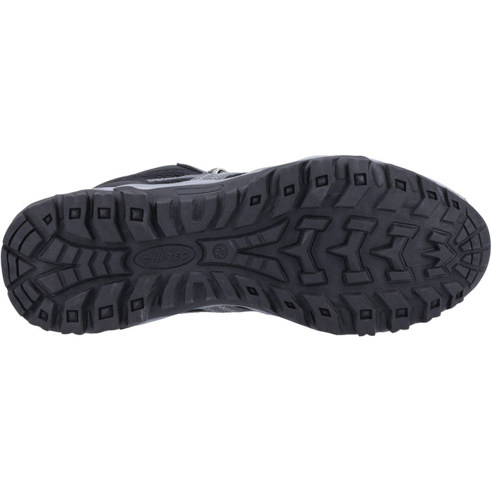 Hi-Tec Mens Jaguar Mid Boots Graphite/Black/Citron
