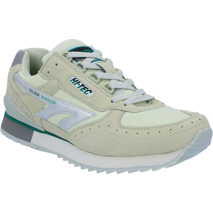 Hi-Tec Mens Silver Shadow OG Trainer Silver/Grey/Green