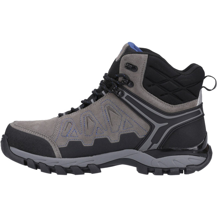 Hi-Tec Mens V-Lite Explorer WP Hiking Boots Charcoal/Grey/Dark Blue