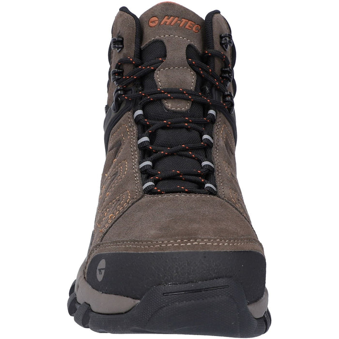 Hi-Tec Mens V-Lite Explorer WP Hiking Boots Chestnut/Orange