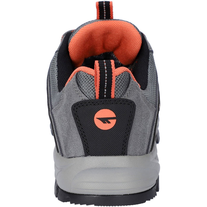 Hi-Tec Womens Auckland Lite Shoes Steel/Coral/Cool Grey