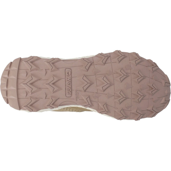 Hi-Tec Womens Fuse Trek Mid Hiking Boots Taupe/Whitecap Grey/Warm Taupe