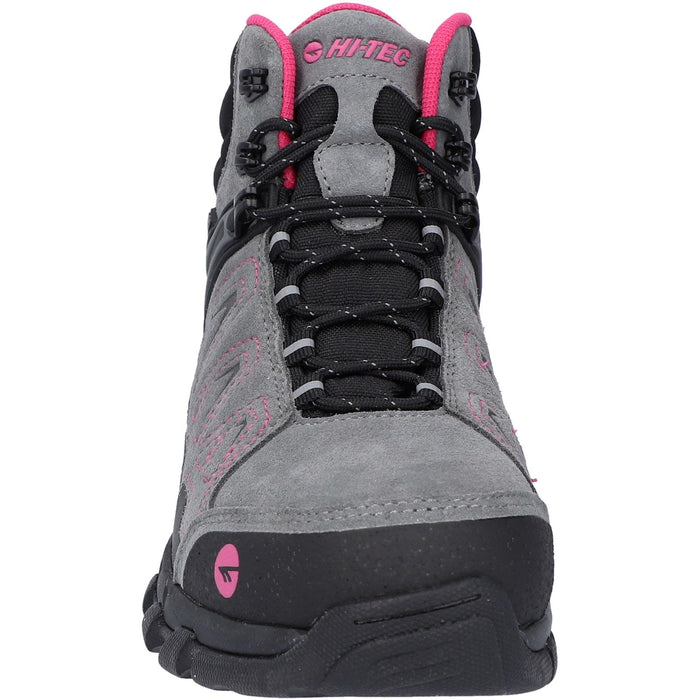Hi-Tec Womens V-Lite Explorer WP Hiking Boots Grey/Fuchsia