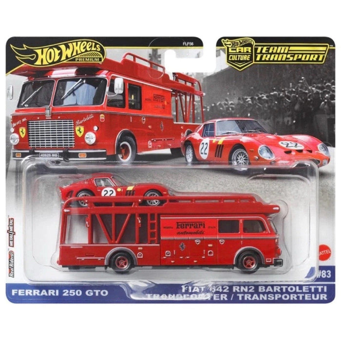 Hot Wheels Team Transport 2025 Fiat 642N with Ferrari 250 GTO FLF56