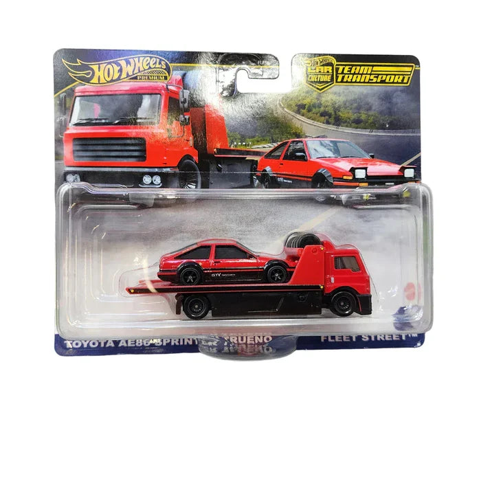 Hot Wheels Team Transport Street Fleet with Toyota Trueno AE86 TruenoTeamTransport
