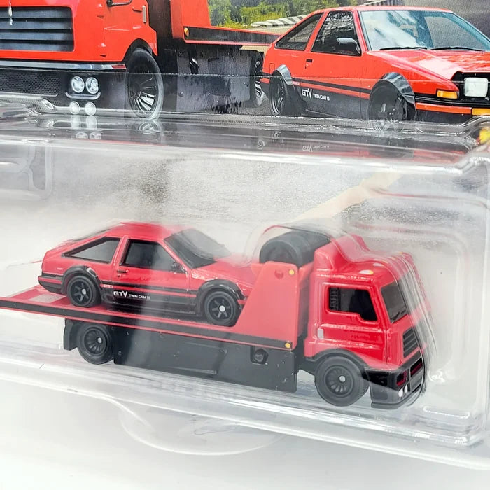Hot Wheels Team Transport Street Fleet with Toyota Trueno AE86 TruenoTeamTransport