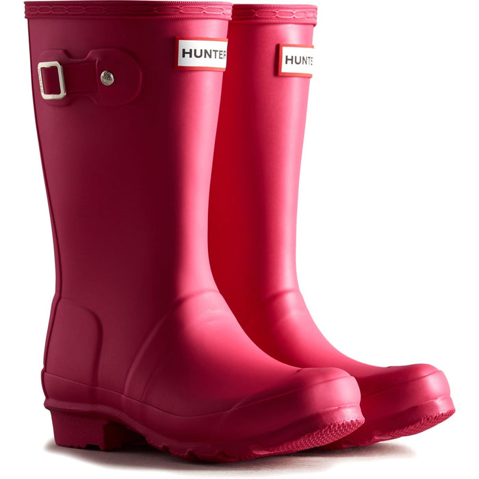 Hunter Junior Kids Junior Originals Boot Bright Pink