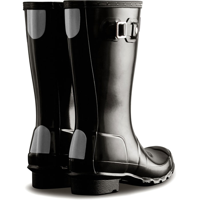 Hunter Junior Kids Junior Originals Gloss Boot Black