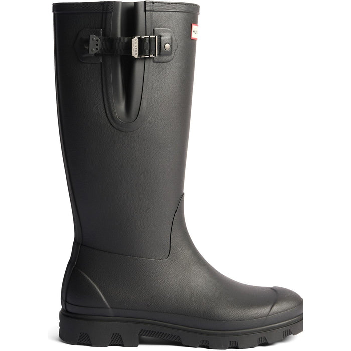 Hunter Mens Field Downpour Adjustable Boot Black