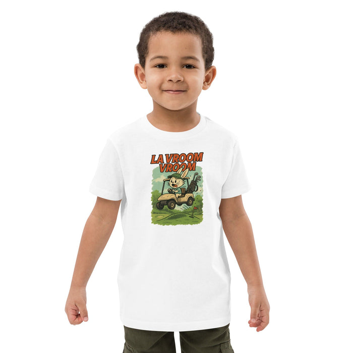 La Vroom Vroom Gone Golfing Organic Cotton Kids T-shirt 6153148_12327