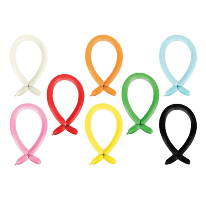Modelling Balloons Classic Assortment - 1.52m - Pack of 100