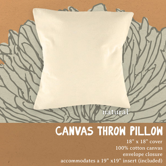 Making Spirits Bright - Custom Square Canvas Pillow