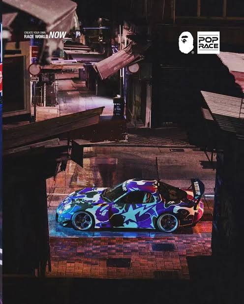 Mazda RX-7 FD3S  Re-Amemiya Bape Store Hong Kong 20th Anniversary Special Edition Pop Race 1/64 PR640493